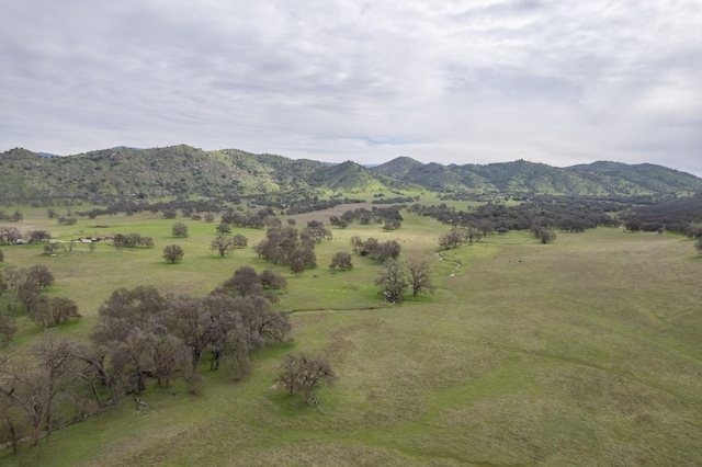 property view of mountains with a rural view