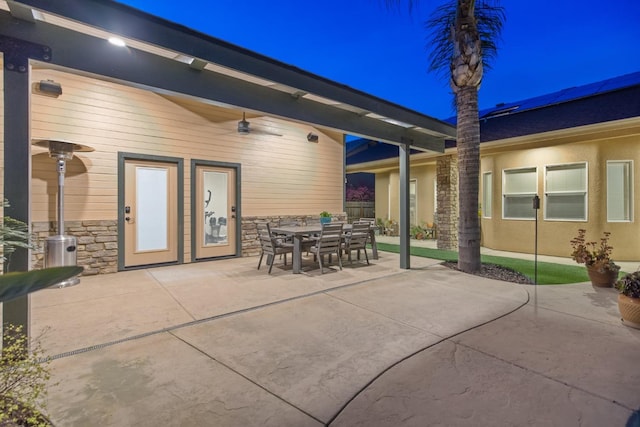 view of patio / terrace with outdoor dining space