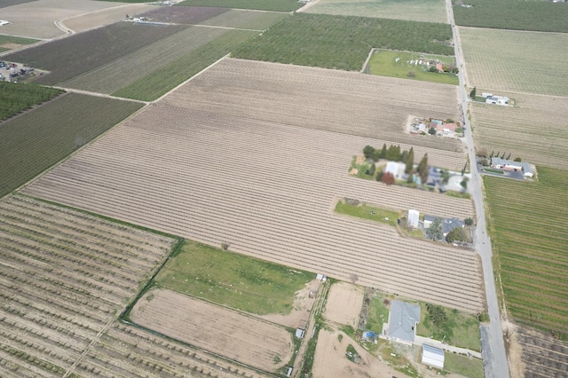 aerial view featuring a rural view