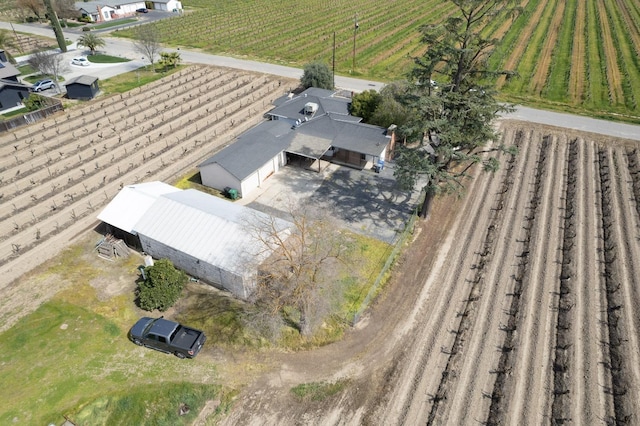 bird's eye view featuring a rural view