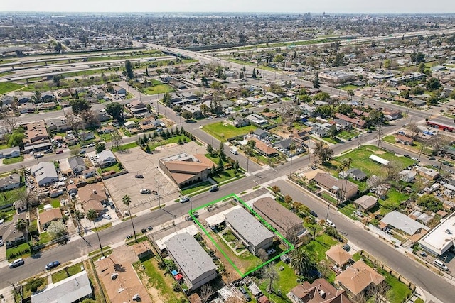 birds eye view of property featuring a residential view