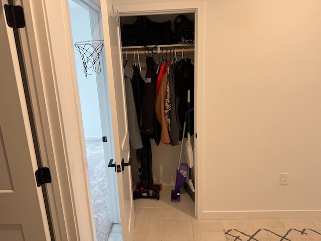 view of closet