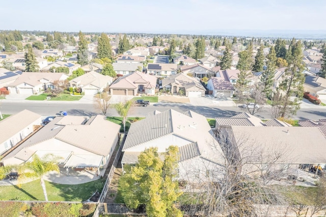 aerial view featuring a residential view