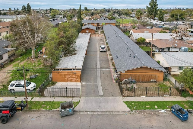 drone / aerial view featuring a residential view