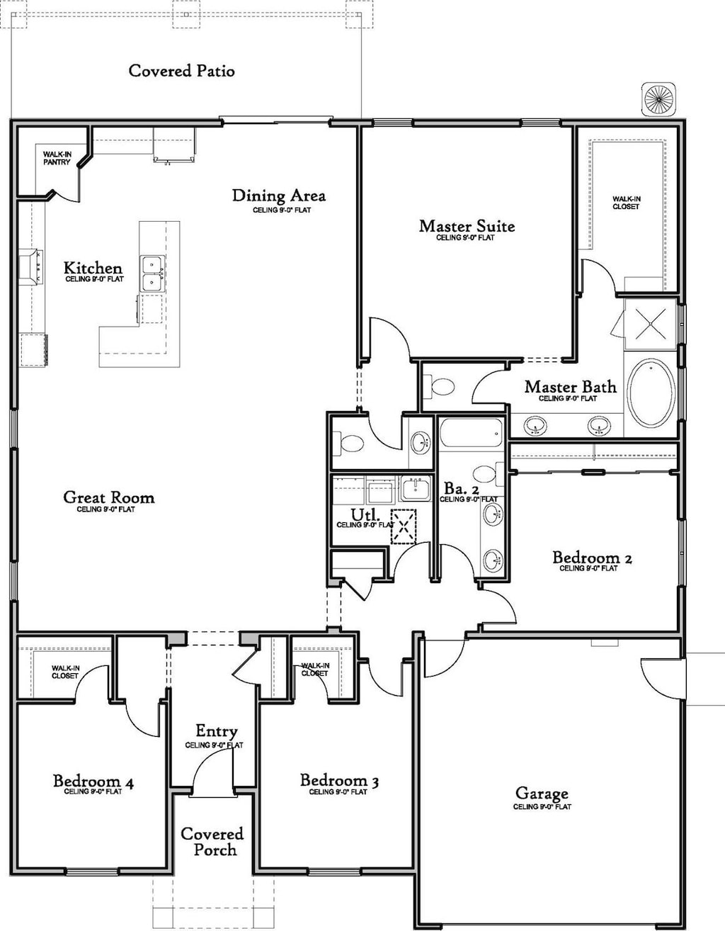 3821 Via Santa Barbara Ave, Madera, CA 93637 - view of room layout