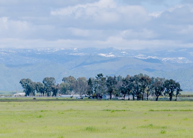 property view of mountains with a rural view