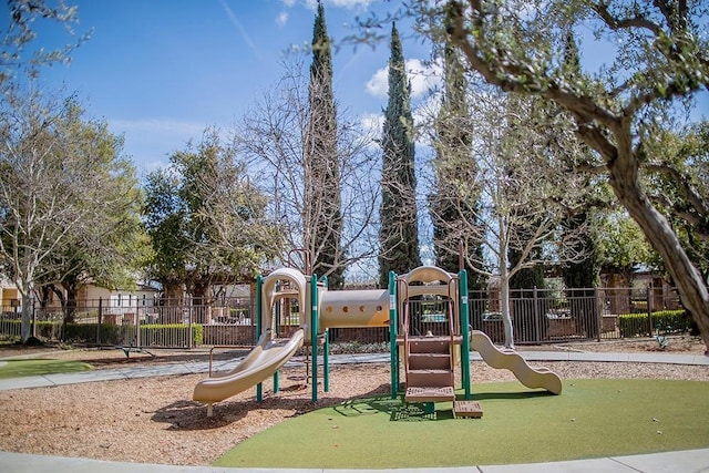 community playground featuring fence