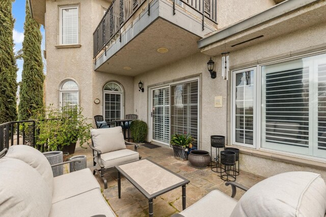 6136 E S Bear Creek Dr, Merced, CA 95340 - view of patio with an outdoor living space