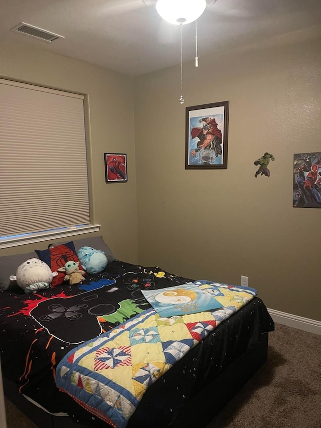 289 S Timberline Dr, Madera, CA 93637 - carpeted bedroom with baseboards and a ceiling fan