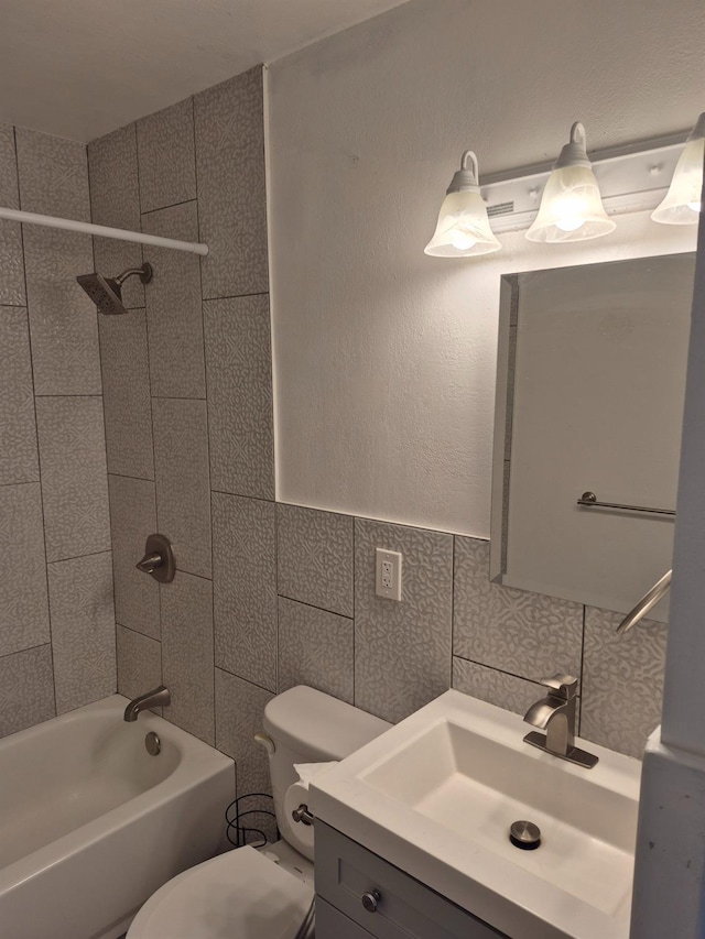 27261 Stanford Ave, Madera, CA 93637 - bathroom featuring vanity and tub / shower combination