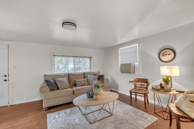 1417 Humboldt Ave, Chowchilla, CA 93610 - living area with baseboards and wood finished floors