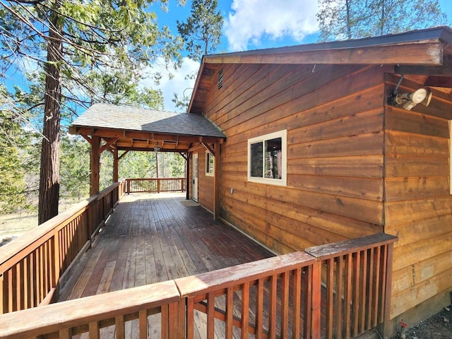 view of deck