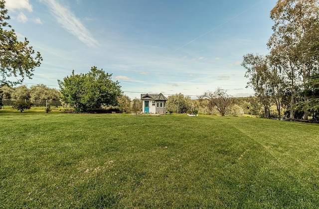 41371 Butte Way, Madera, CA 93636 - view of green lawn featuring an outdoor structure