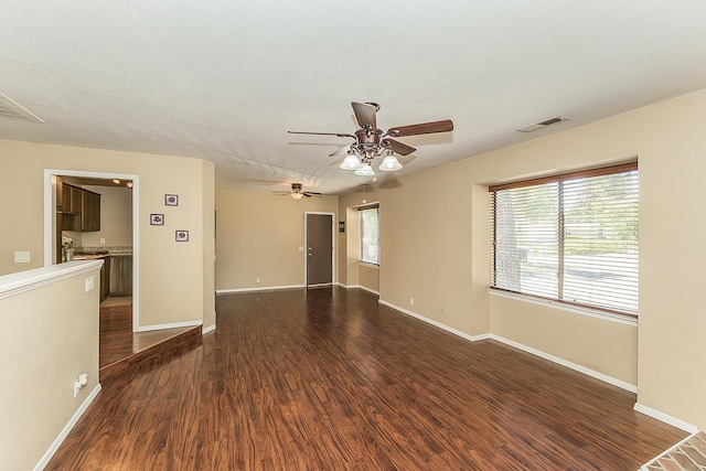 41371 Butte Way, Madera, CA 93636 - spare room with ceiling fan and wood finished floors