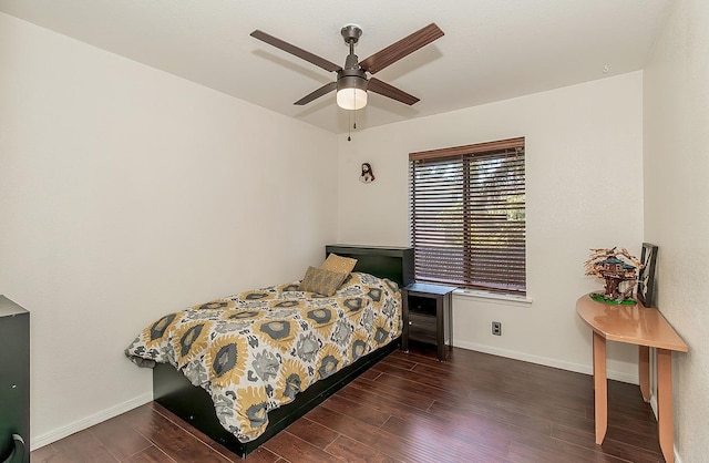 41371 Butte Way, Madera, CA 93636 - bedroom featuring wood finished floors and a ceiling fan
