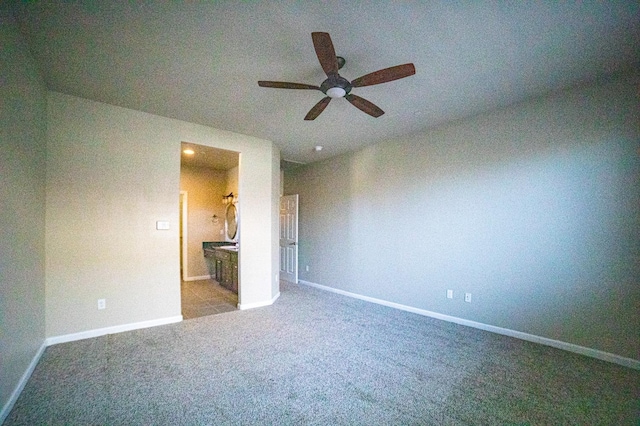3418 El Molino, Clovis, CA 93619 - carpeted empty room with a ceiling fan and recessed lighting