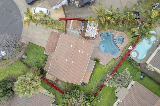 drone / aerial view