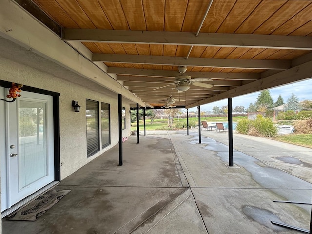 18149 Varden Dr, Madera, CA 93638 - view of patio / terrace with a ceiling fan