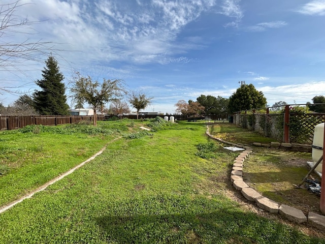18149 Varden Dr, Madera, CA 93638 - view of yard with a fenced backyard