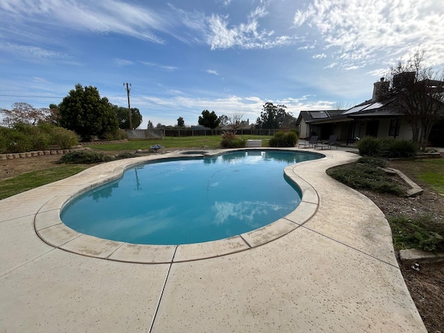 18149 Varden Dr, Madera, CA 93638 - outdoor pool with fence and a patio