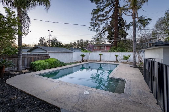 655 E Normal Ave, Fresno, CA 93704 - view of swimming pool featuring a fenced backyard and a patio