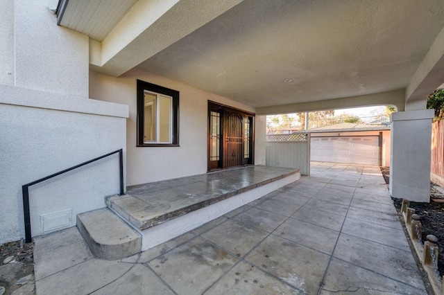 655 E Normal Ave, Fresno, CA 93704 - view of patio / terrace featuring an outbuilding