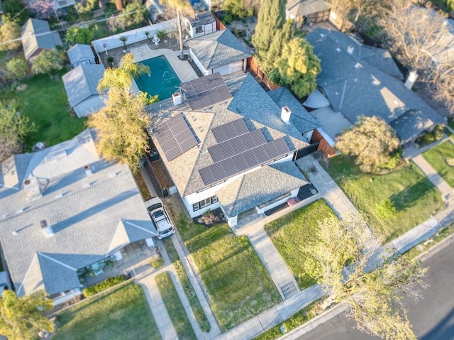 655 E Normal Ave, Fresno, CA 93704 - aerial overview of property's location featuring a pool