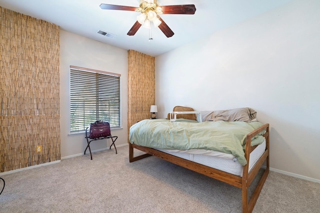 1110 Minarets Ave, Clovis, CA 93611 - carpeted bedroom with a ceiling fan and baseboards