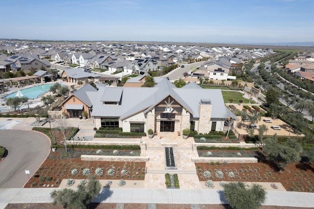 408 Grant Ave W, Madera, CA 93636 - birds eye view of property featuring a residential view