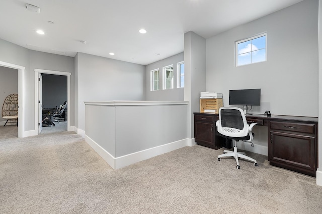 3887 N Condor Ct, Sanger, CA 93657 - office area with light carpet and recessed lighting