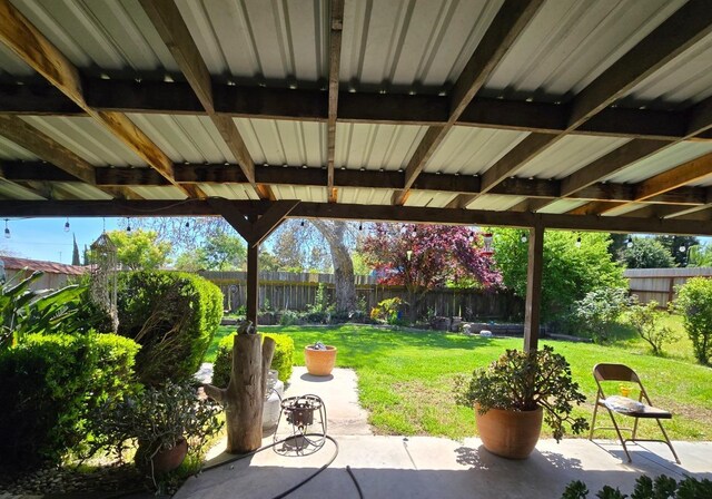 26174 Haley Way, Madera, CA 93638 - view of patio featuring a fenced backyard