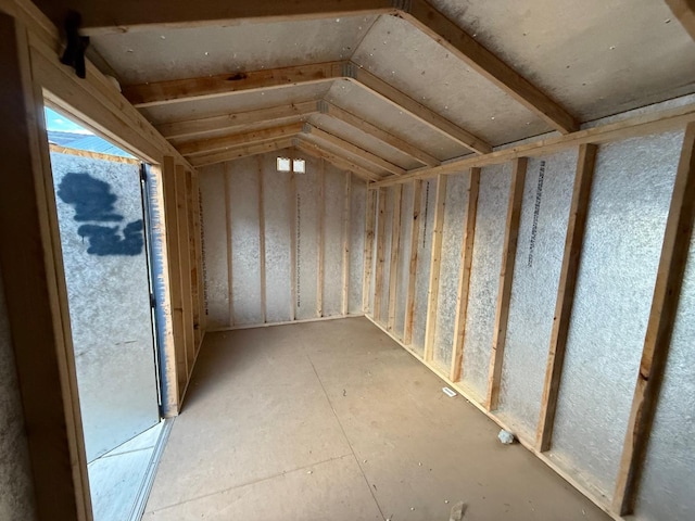 view of storage