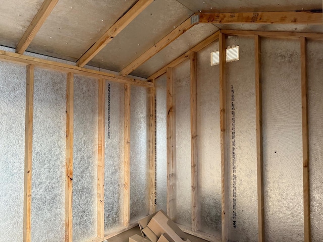 view of storage room