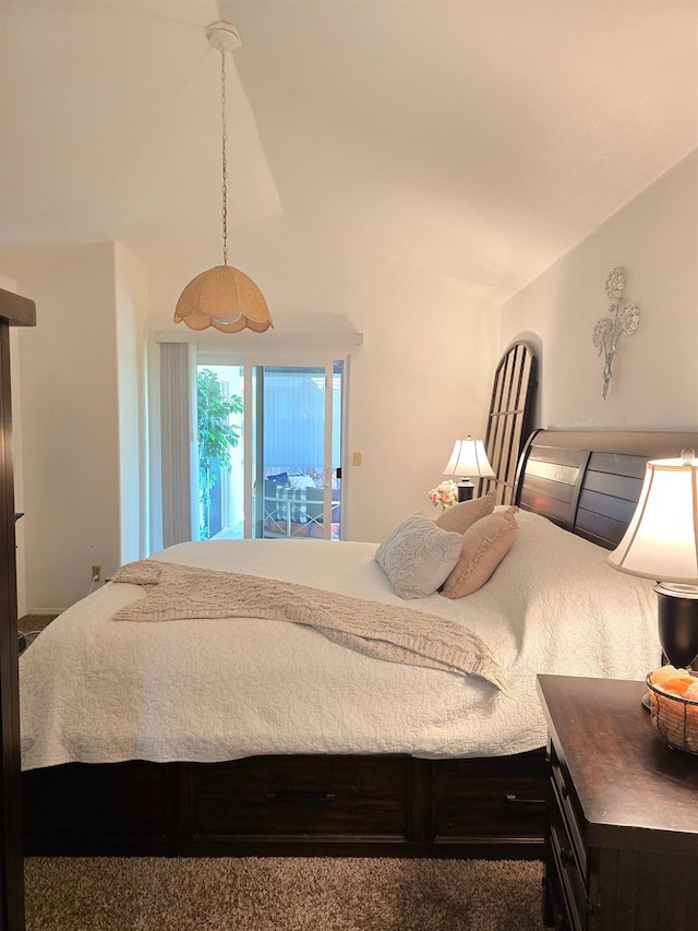 1295 E Athens Ave, Fresno, CA 93720 - carpeted bedroom featuring high vaulted ceiling