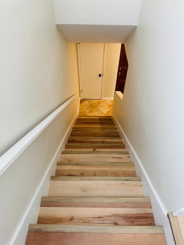 view of stairs