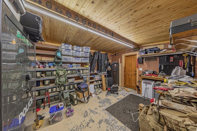 view of storage