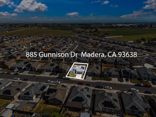 drone / aerial view featuring a residential view