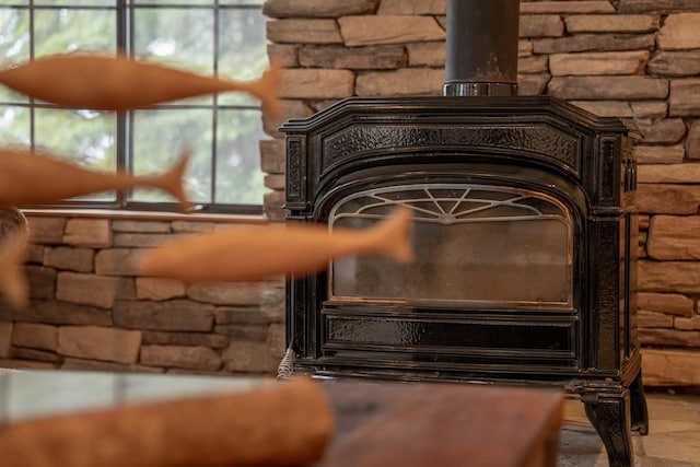 38660 Woodland Rd, Shaver Lake, CA 93664 - detailed view of a wood stove