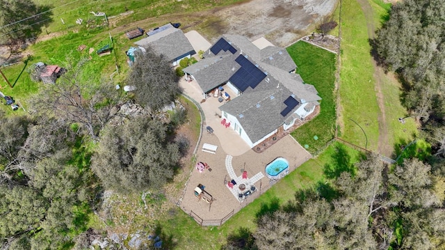 drone / aerial view