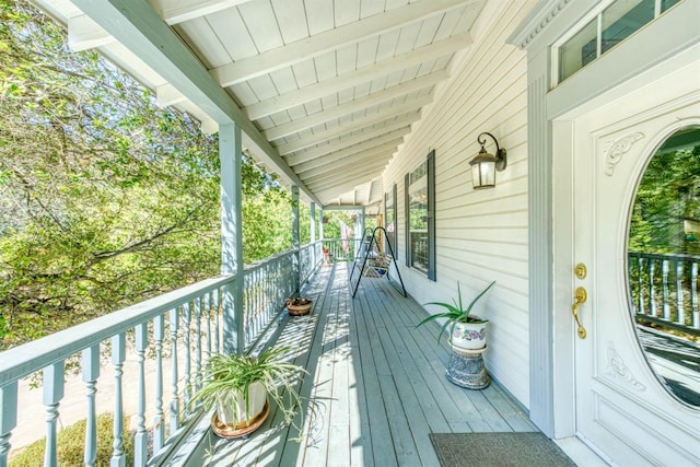 49521 Stillmeadow Dr, Oakhurst, CA 93644 - wooden deck featuring covered porch