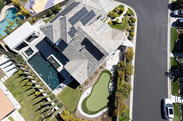 drone / aerial view
