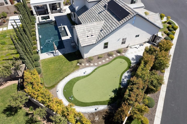 aerial view