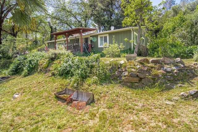 view of yard