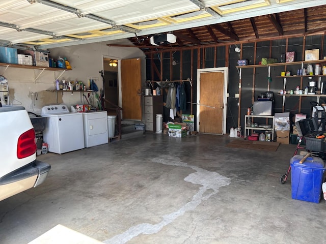 474 Dartmouth Ave, Coalinga, CA 93210 - garage featuring washing machine and dryer