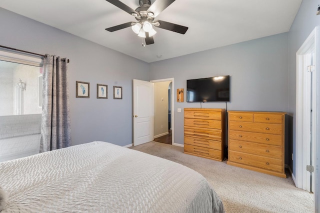 683 W Forest St, Kingsburg, CA 93631 - carpeted bedroom with a ceiling fan and baseboards