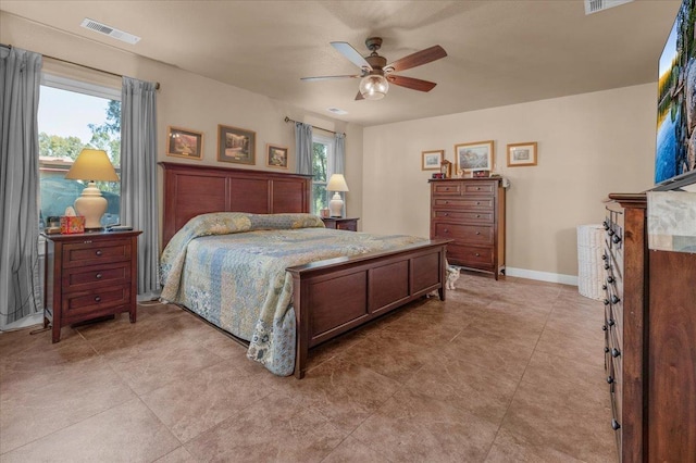 9202 E Herndon Ave, Clovis, CA 93619 - bedroom with baseboards and ceiling fan