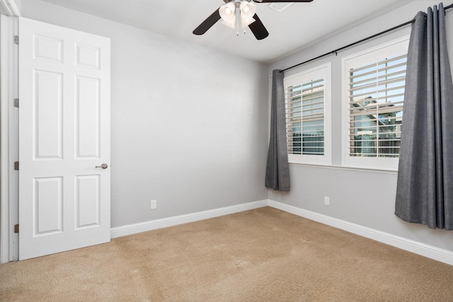 1905 E Via Fiore Ave, Fresno, CA 93730 - carpeted spare room featuring ceiling fan and baseboards