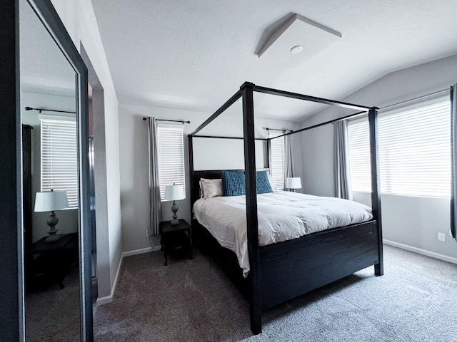 3395 Las Rosas Ave, Clovis, CA 93619 - bedroom with carpet floors and vaulted ceiling