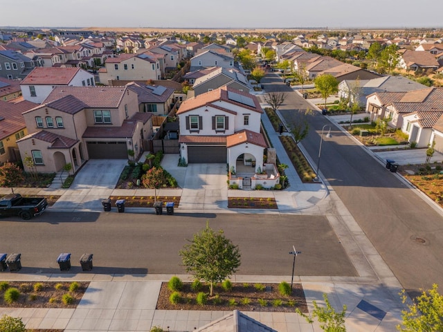 drone / aerial view featuring a residential view