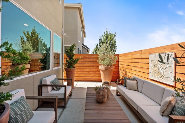 2110 N Brindac Ln, Clovis, CA 93619 - view of patio / terrace featuring an outdoor hangout area